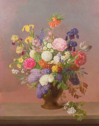 Spring Flowers in a Vase by Johannes Ludwig Camradt